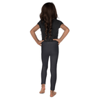 Onyx Black Kid's Leggings