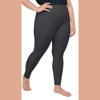 Onyx Black Plus Size Leggings