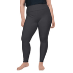 Onyx Black Plus Size Leggings