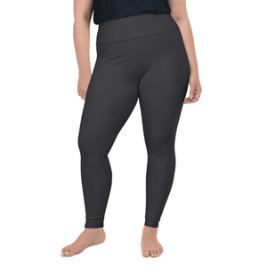 Onyx Black Plus Size Leggings