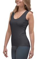 Charcoal Black Tank Top