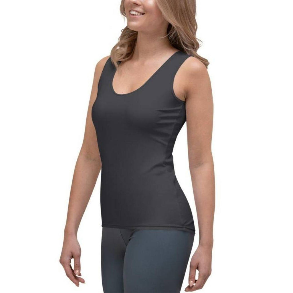 Charcoal Black Tank Top