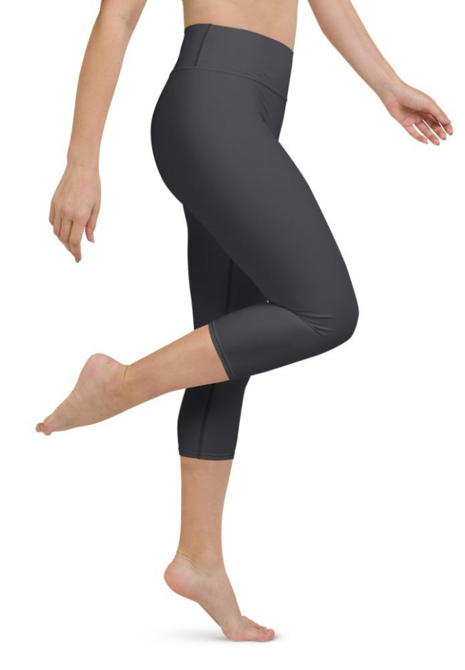 Onyx Black Yoga Capris