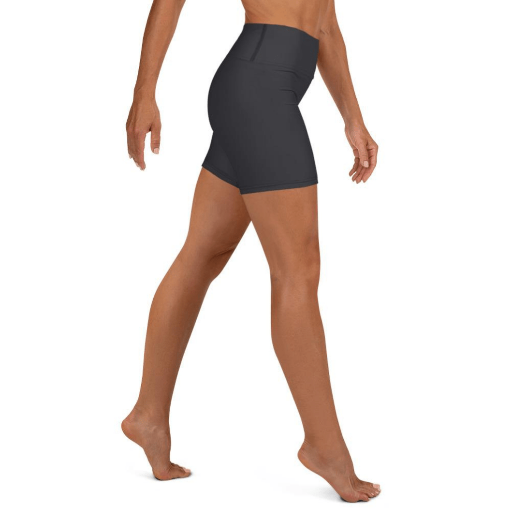 Onyx Black Yoga Shorts