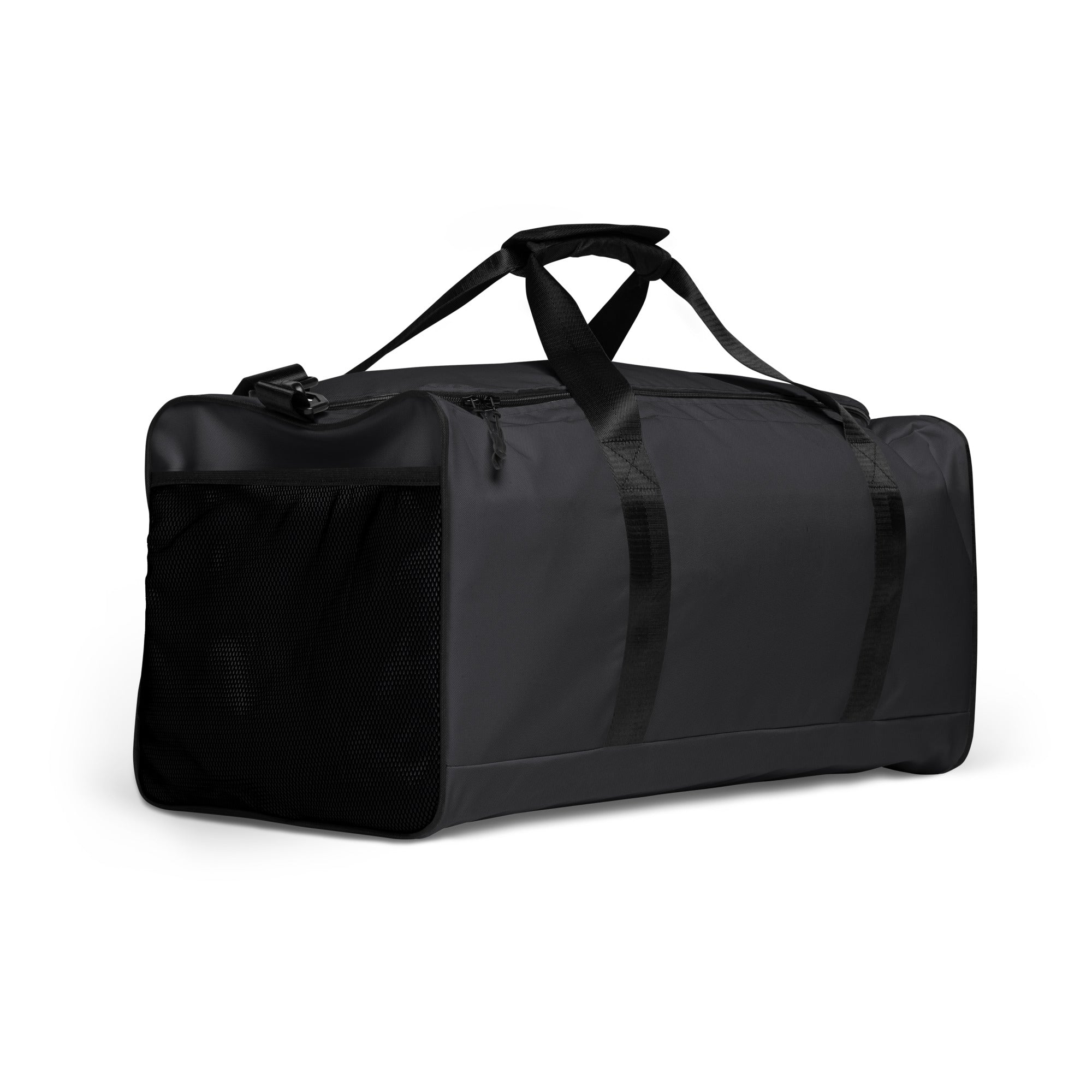 Charcoal Light Gray Duffle Bag