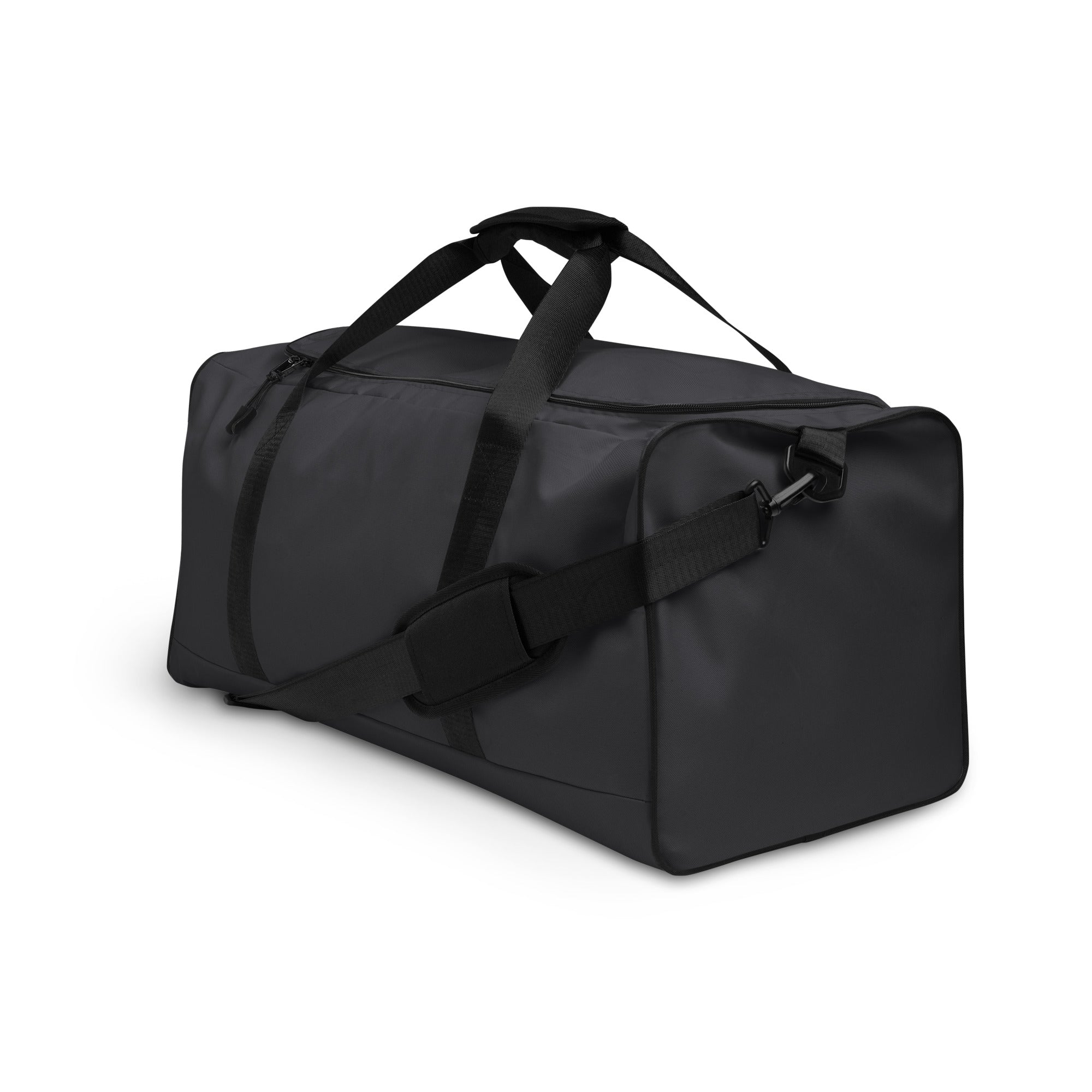 Charcoal Light Gray Duffle Bag