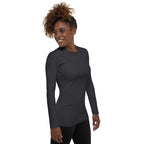 Charcoal Light Gray Rash Guard