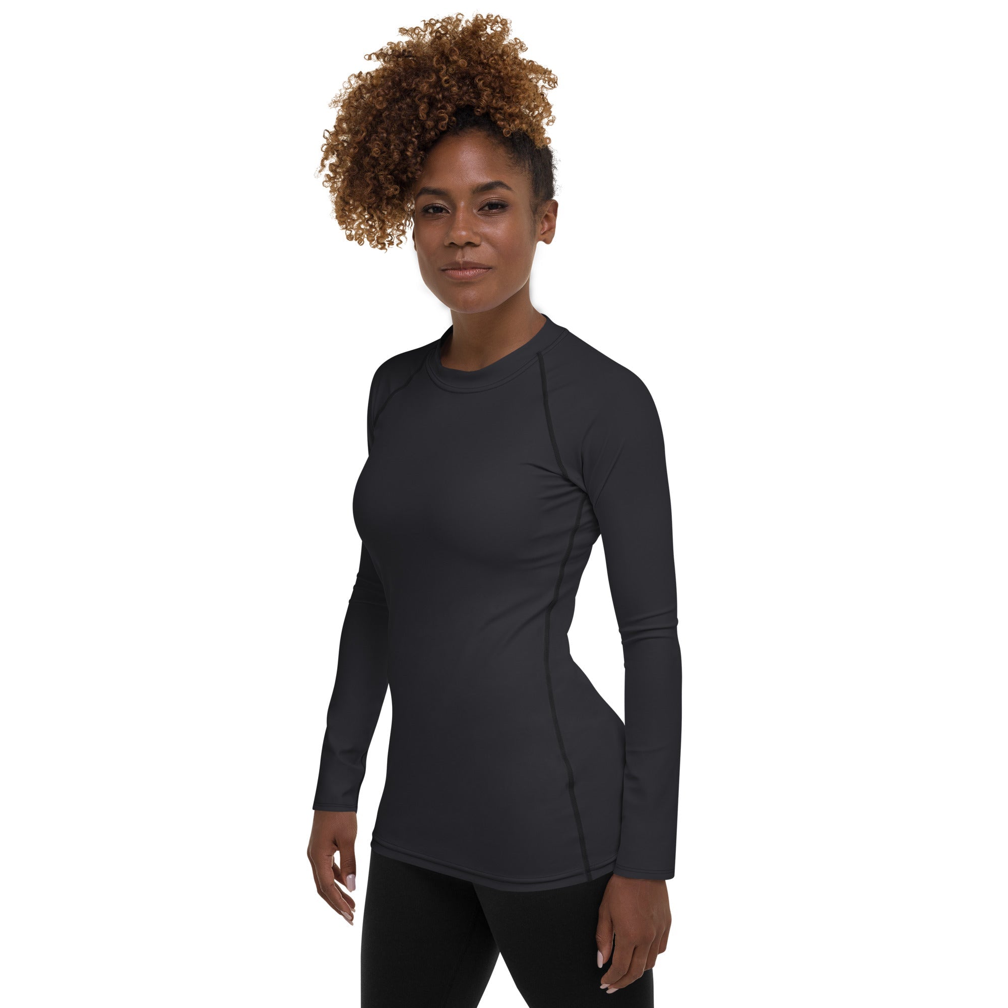 Charcoal Light Gray Rash Guard