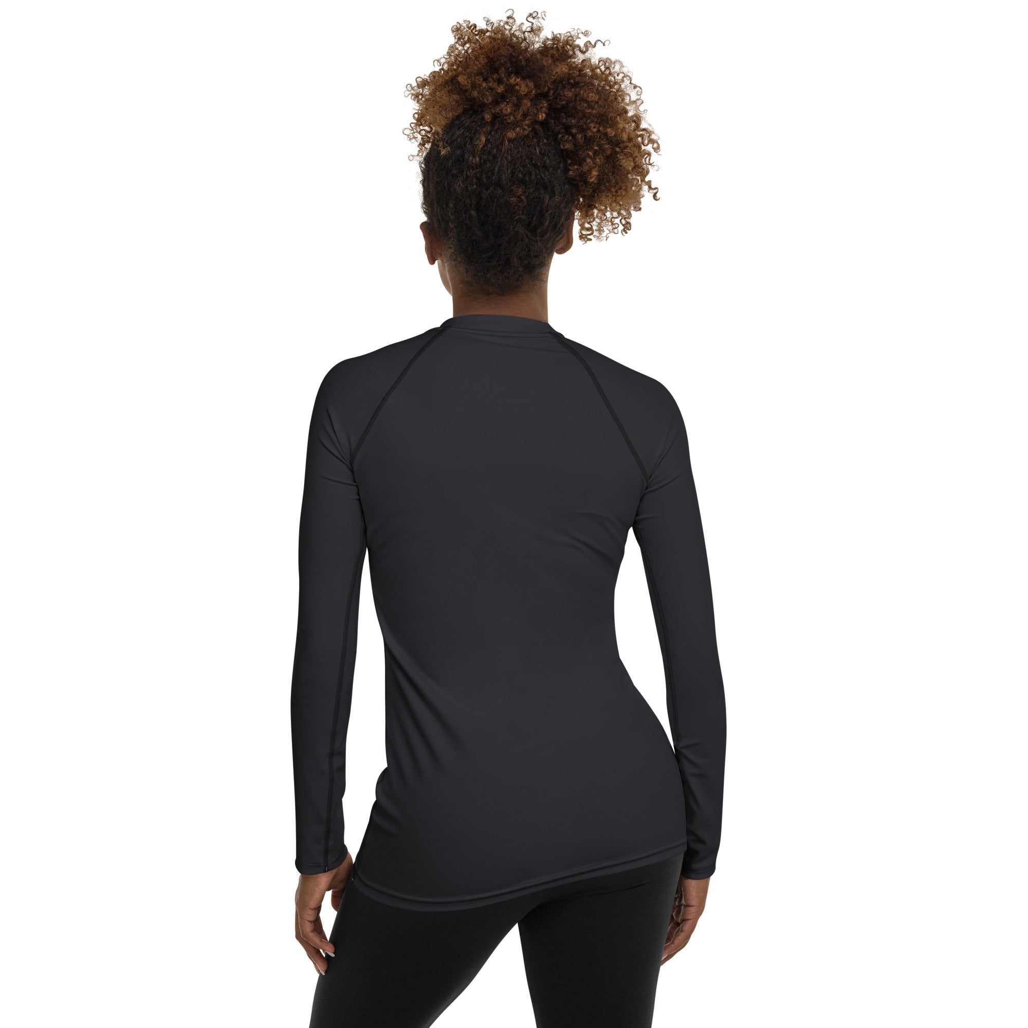 Charcoal Light Gray Rash Guard