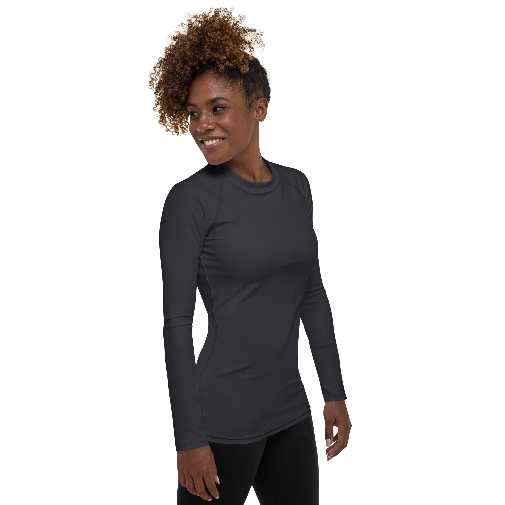 Charcoal Light Gray Rash Guard