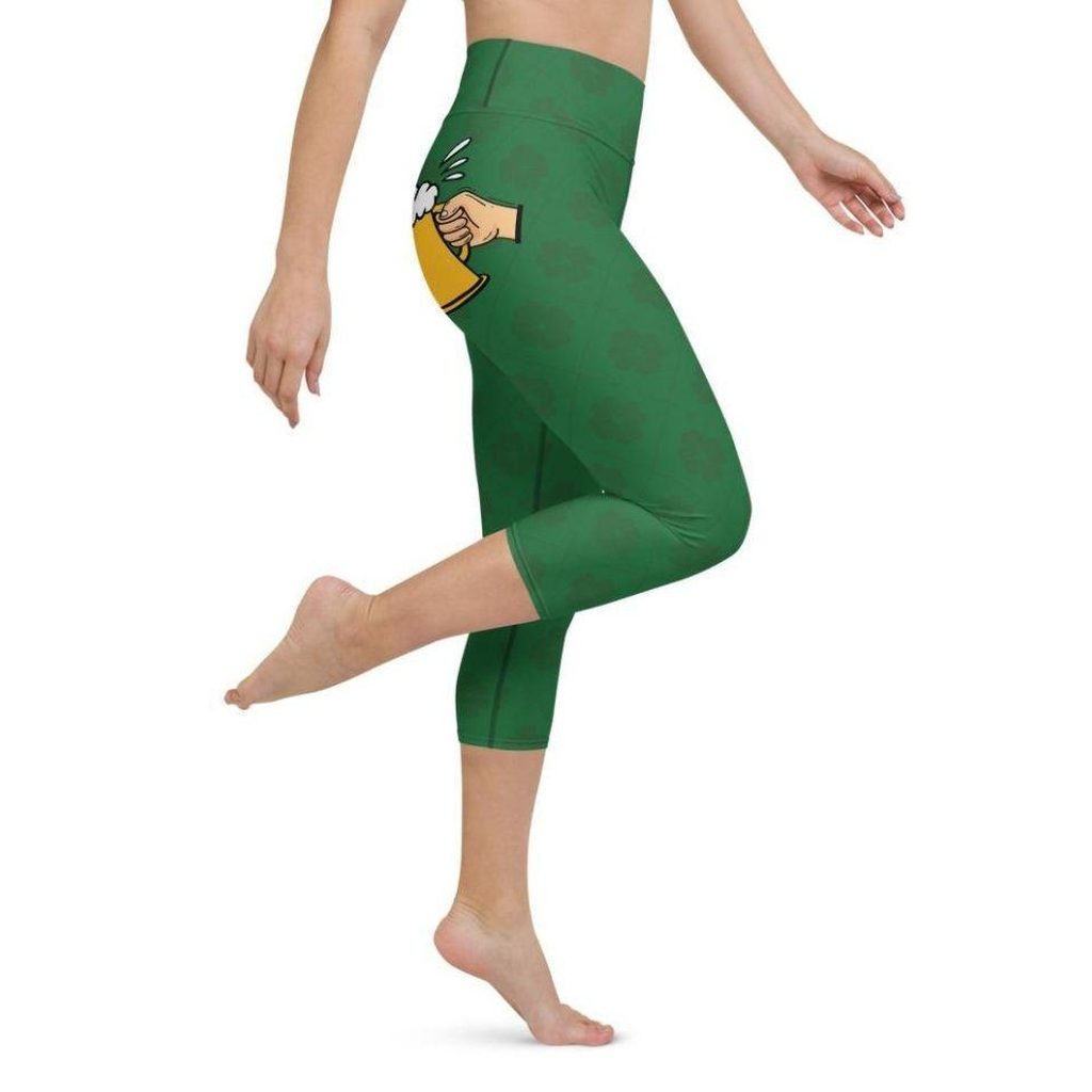 Cheers St. Patrick's Yoga Capris