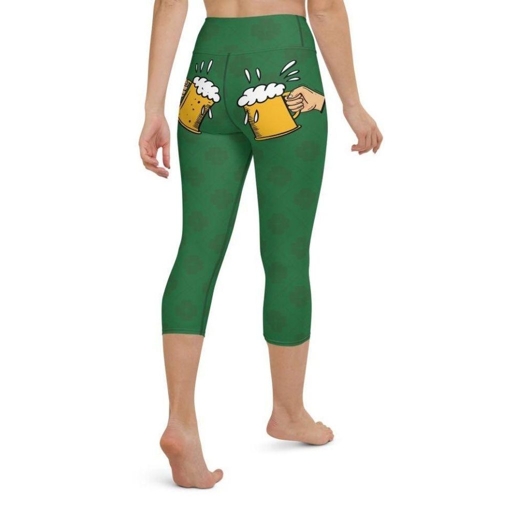 Cheers St. Patrick's Yoga Capris