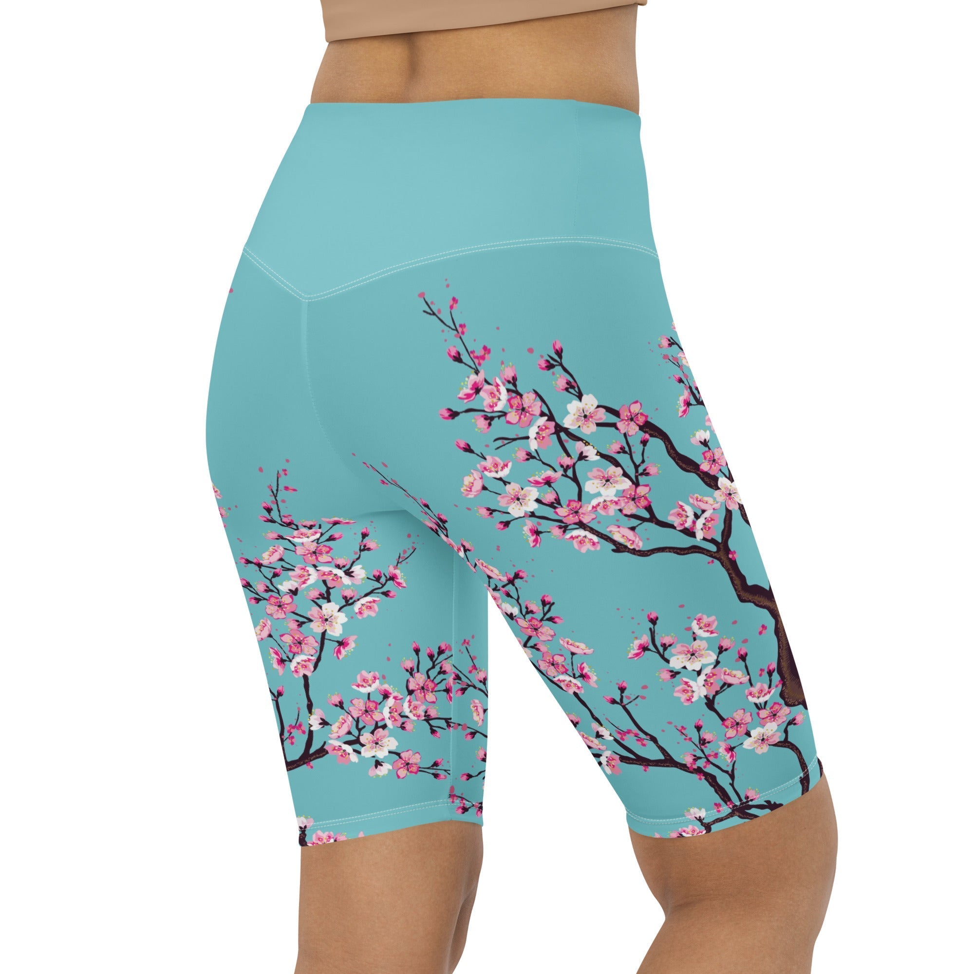 Cherry Blossom Biker Shorts