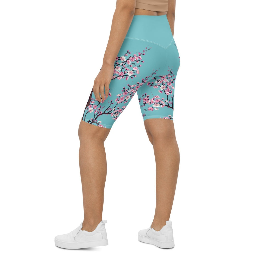 Cherry Blossom Biker Shorts