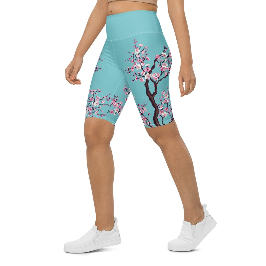 Cherry Blossom Biker Shorts