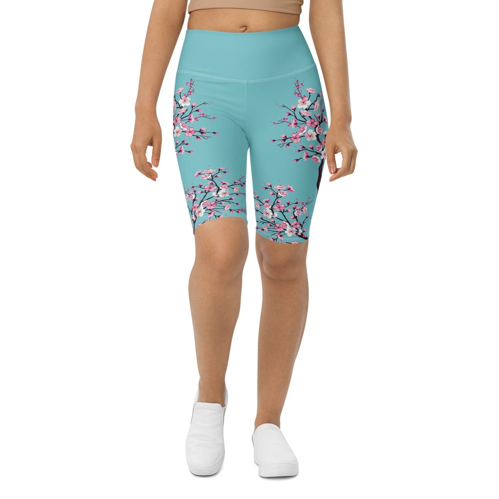 Cherry Blossom Biker Shorts