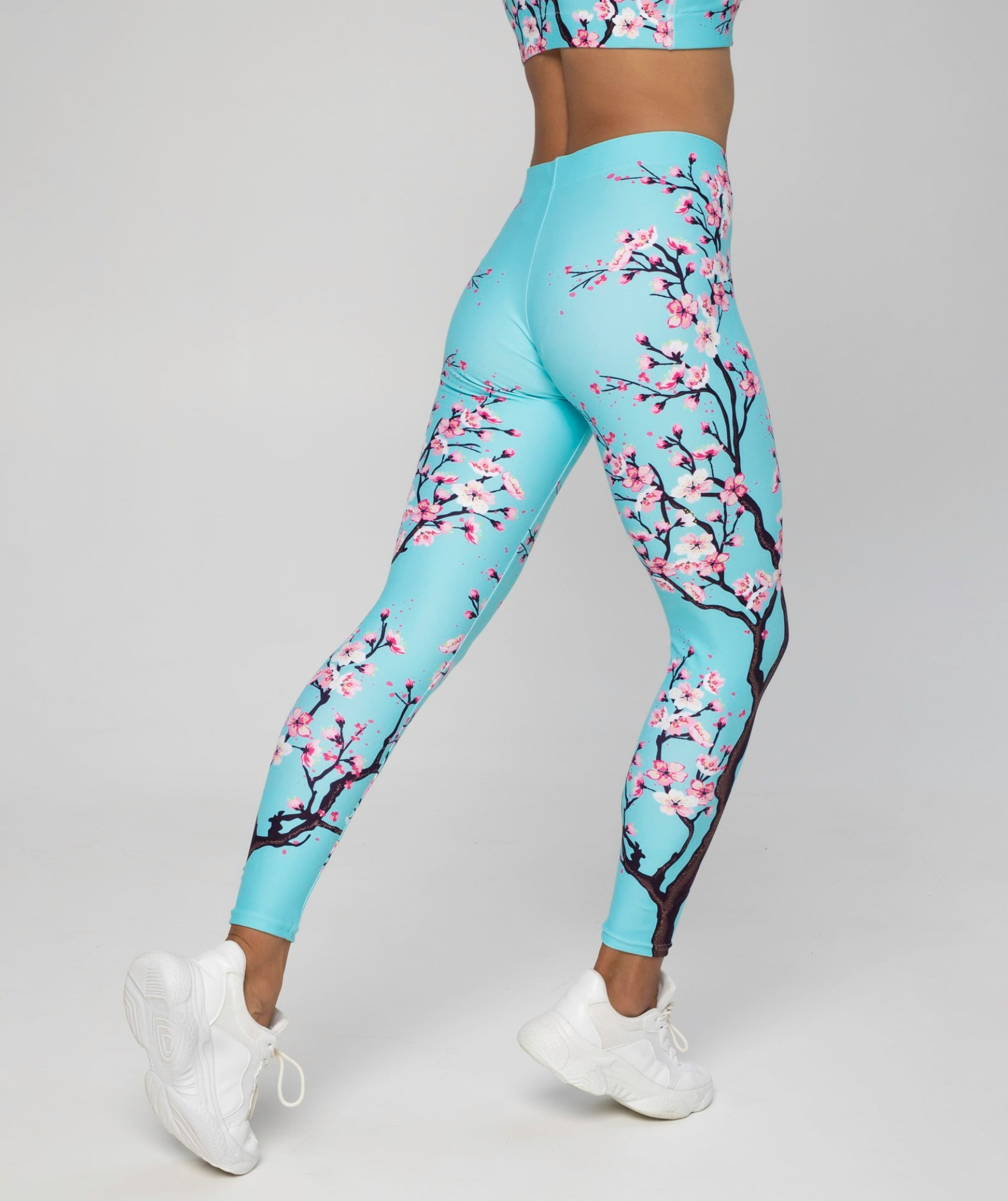 The Kooples Wild Blossom Floral Stretch Leggings