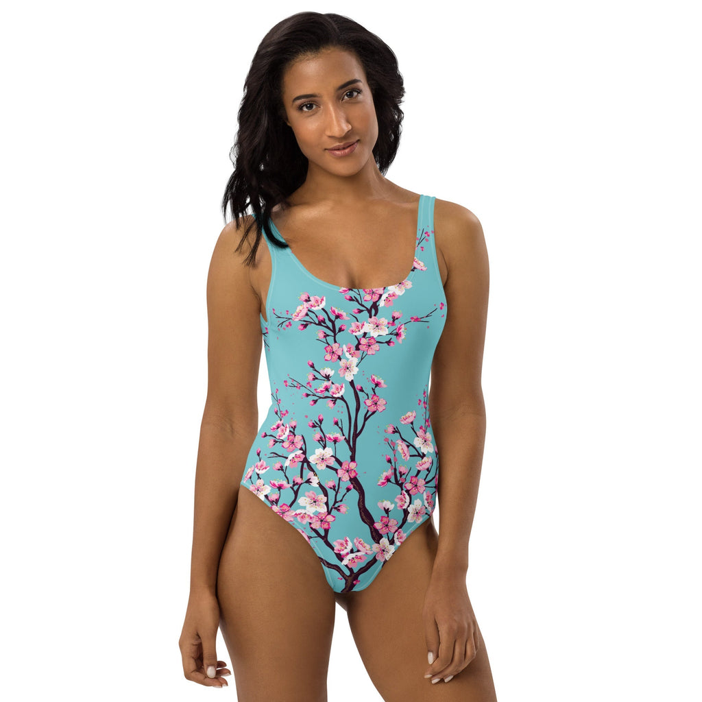 Cherry Blossom One-Piece Swimsuit