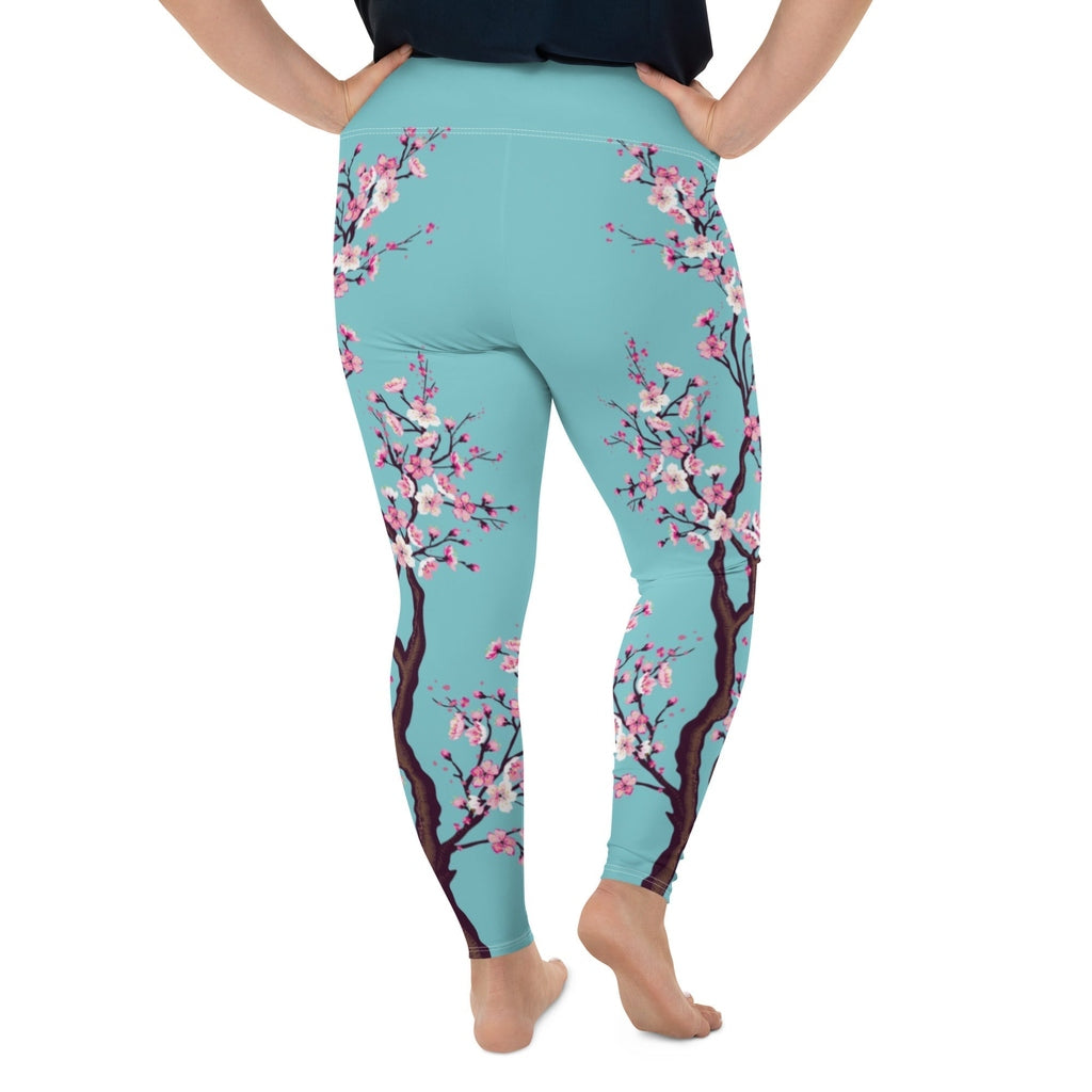 Cherry Blossom Plus Size Leggings