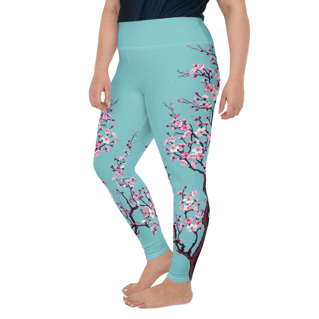 Cherry Blossom Plus Size Leggings