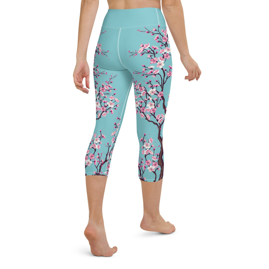 Cherry Blossom Yoga Capris
