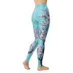 Cherry Blossom Yoga Leggings