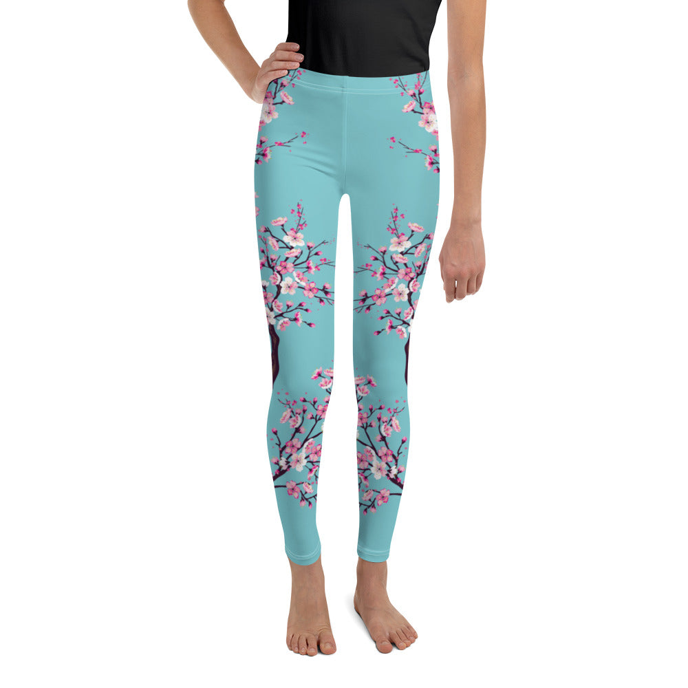 Cherry Blossom Youth Leggings