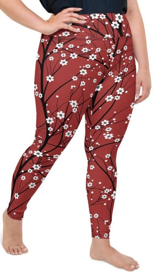 Cherry Tree Plus Size Leggings
