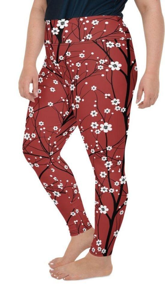 Cherry Tree Plus Size Leggings