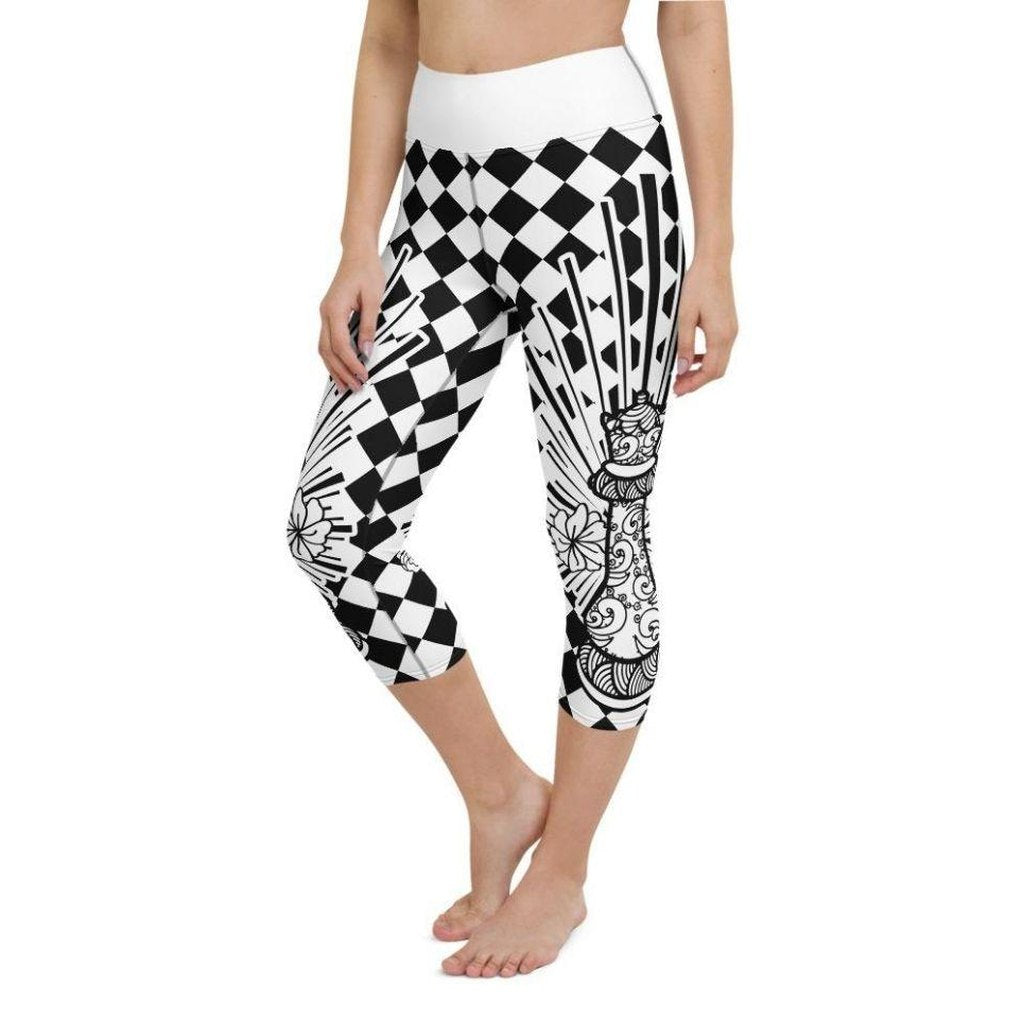 Chess Love Yoga Capris
