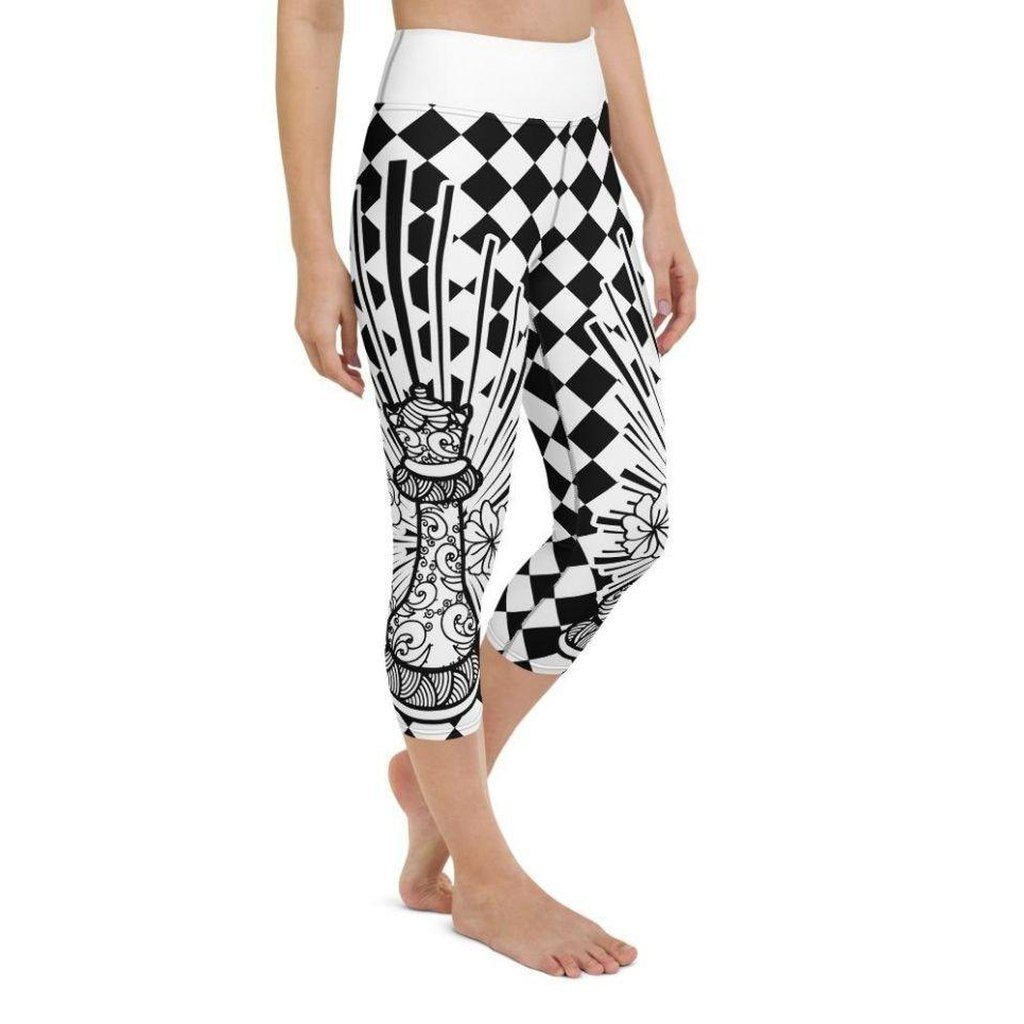 Chess Love Yoga Capris