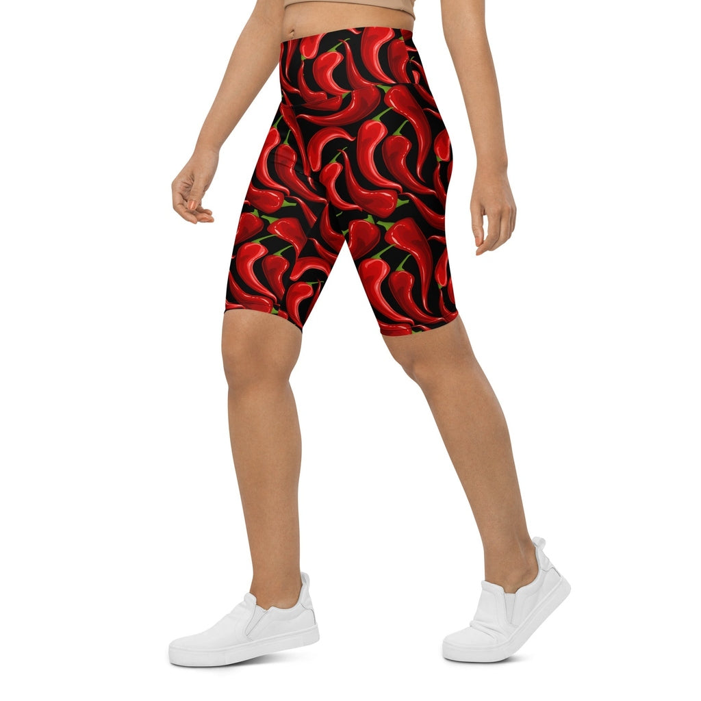 Chilli Pepper Biker Shorts