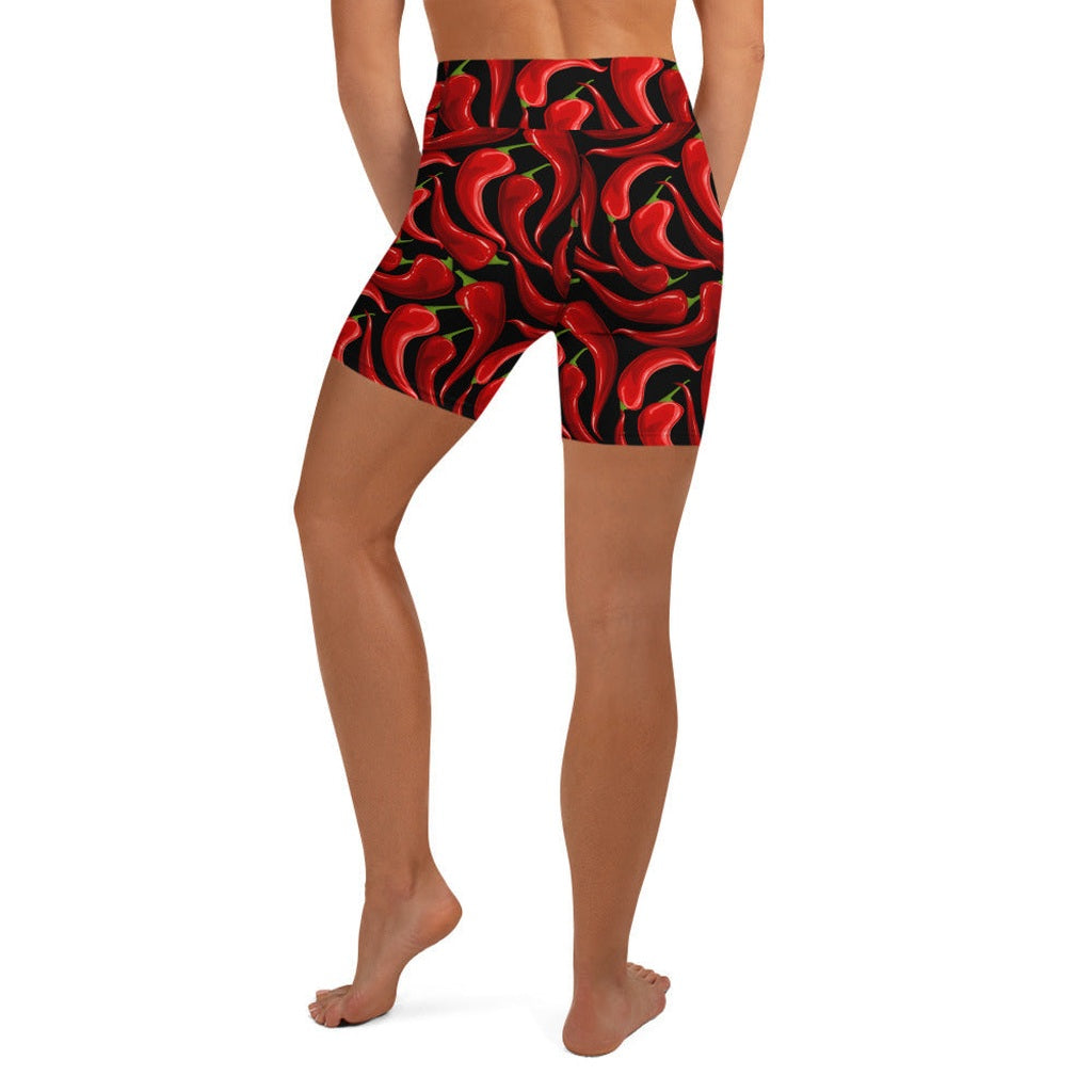 Chilli Pepper Yoga Shorts