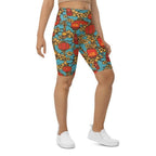 Chinese Festive Biker Shorts
