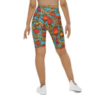 Chinese Festive Biker Shorts