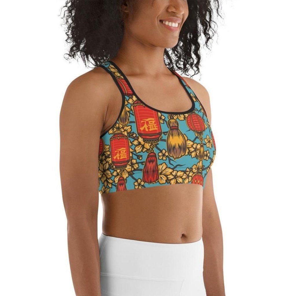 Chinese Festive Sports Bra
