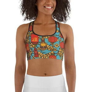 Chinese Festive Sports Bra