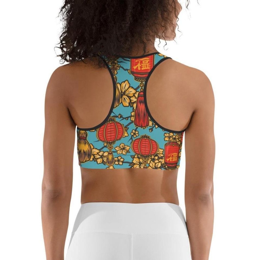 Chinese Festive Sports Bra