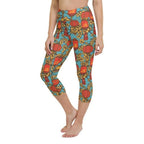 Chinese Festive Yoga Capris
