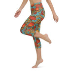Chinese Festive Yoga Capris