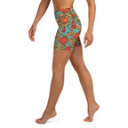 Chinese Festive Yoga Shorts