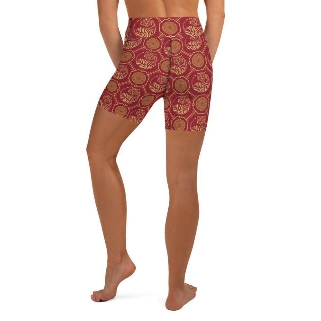 Chinese New Year Yoga Shorts