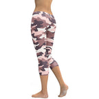 Chocolate Brown Camo Capris