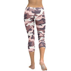 Chocolate Brown Camo Capris