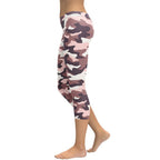Chocolate Brown Camo Capris