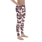 Chocolate Brown Camo Men's Leggings