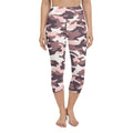 Chocolate Brown Camo Yoga Capris