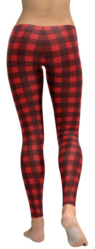Christmas Buffalo Print Leggings