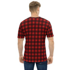 Christmas Buffalo Print Men's T-shirt