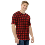 Christmas Buffalo Print Men's T-shirt